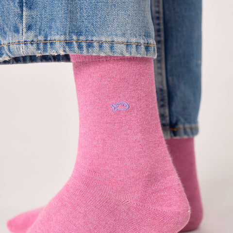 Calcetines con brillo Rosa - Billybelt