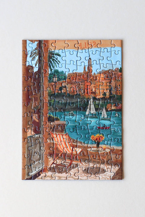 Mini-puzzle de 99 piezas - Menton, France - Piecely Puzzles