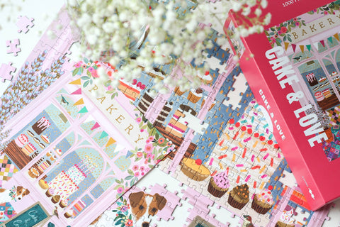 Puzzle de 500 piezas - "Cake & Love" - Piecely puzzles