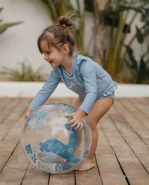 Pelota de playa 3D Ocean Dreams Azul – Little Dutch
