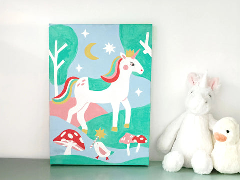 Kit creativo infantil Petit Pinceau Kids Licorne y Piou – La Petite Épicerie
