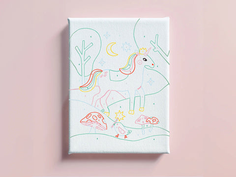 Kit creativo infantil Petit Pinceau Kids Licorne y Piou – La Petite Épicerie