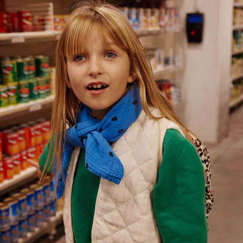 Pañuelo Bianca – Corazón Azul - Rose In April