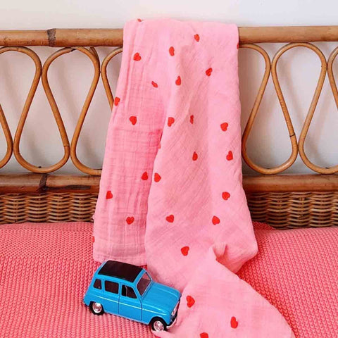 Pañuelo Bianca – Corazón Flamingo - Rose In April