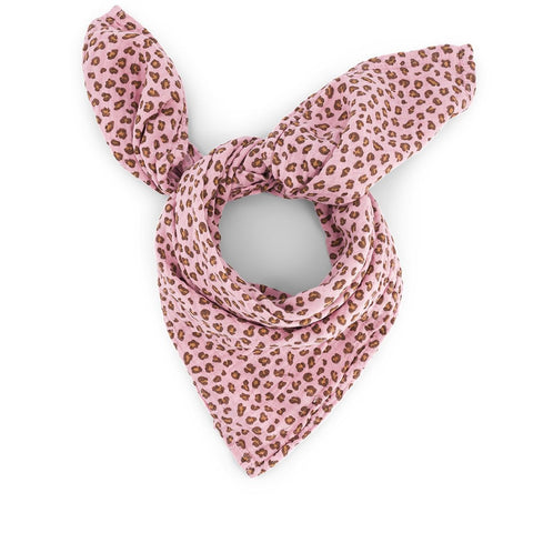 Pañuelo Bianca – Mini Leopard Candy Pink - Rose In April
