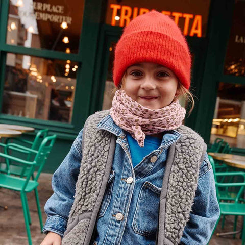 Pañuelo Bianca – Mini Leopard Candy Pink - Rose In April