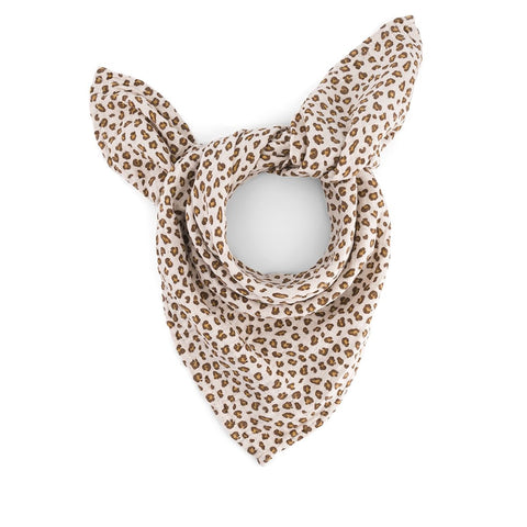 Pañuelo Bianca – Mini Leopard Greige - Rose In April