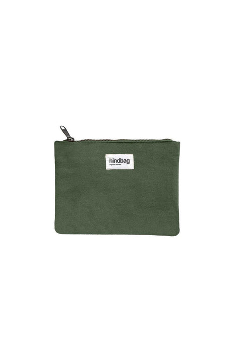 Bolsita con cremallera Lou Olive - Hindbag