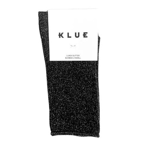 Calcetines Glitter Negro Lurex - Klue
