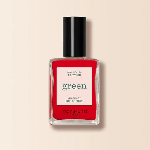 Esmalte de Uñas Green™ Poppy Red – Manucurist Paris