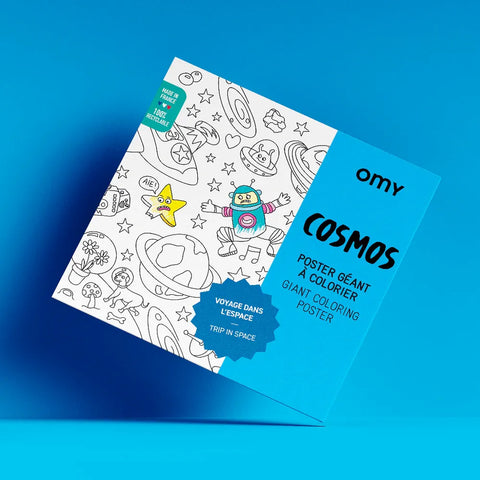 Poster XL “Cosmos” para colorear – OMY