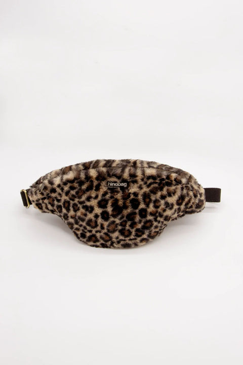 Riñonera Sasha pelo sintético estampado leopardo - Hindbag