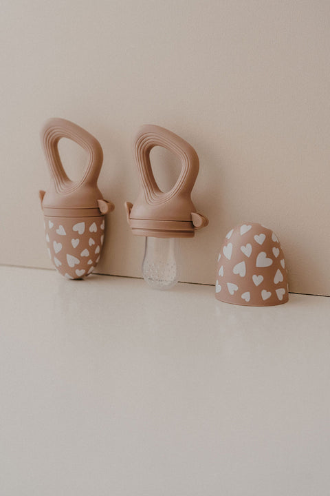 Alimentador antiahogo para bebé – Color Fall in Love (taupe rosado) - Zakuw